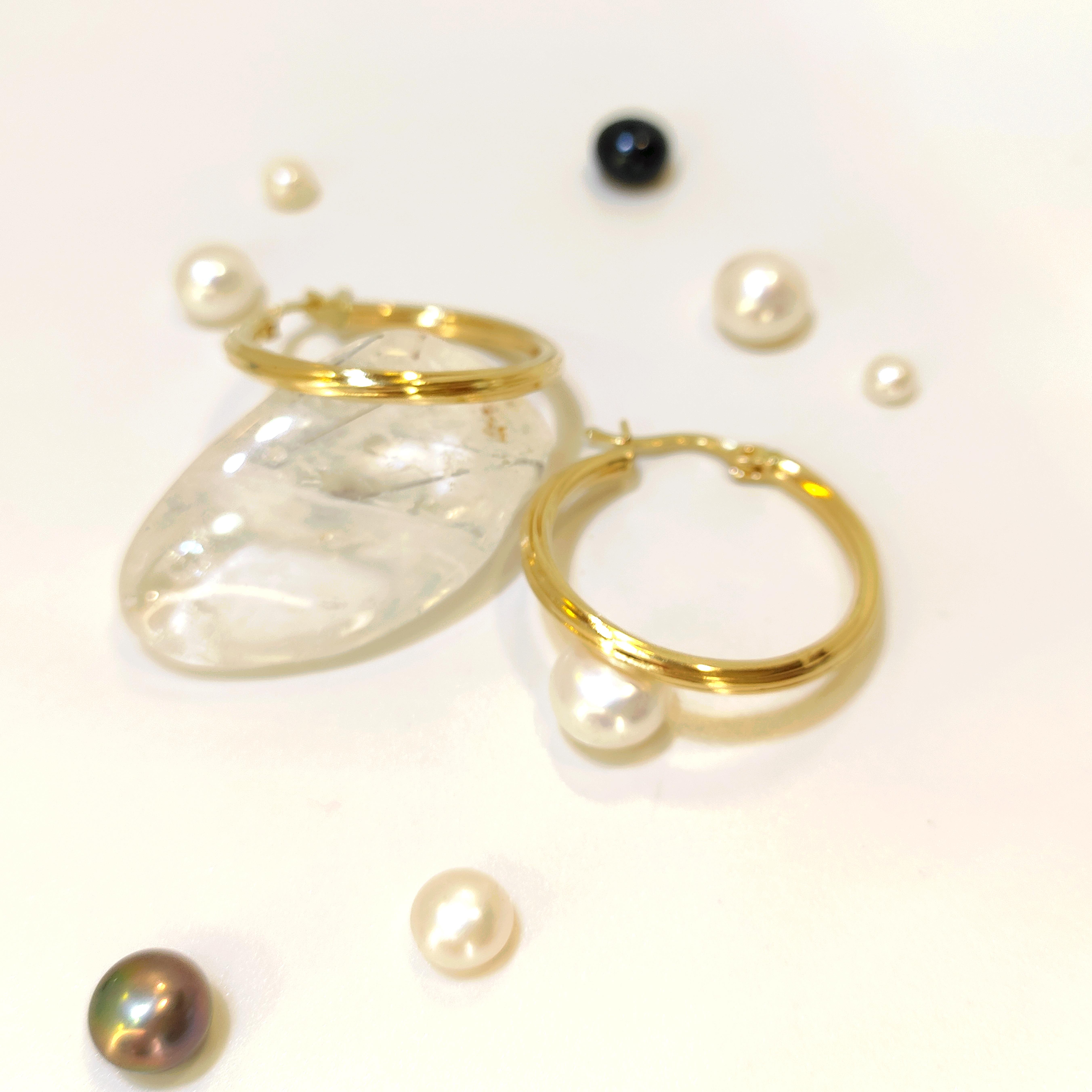 26mm Halka Küpe 14 Ayar Altın 