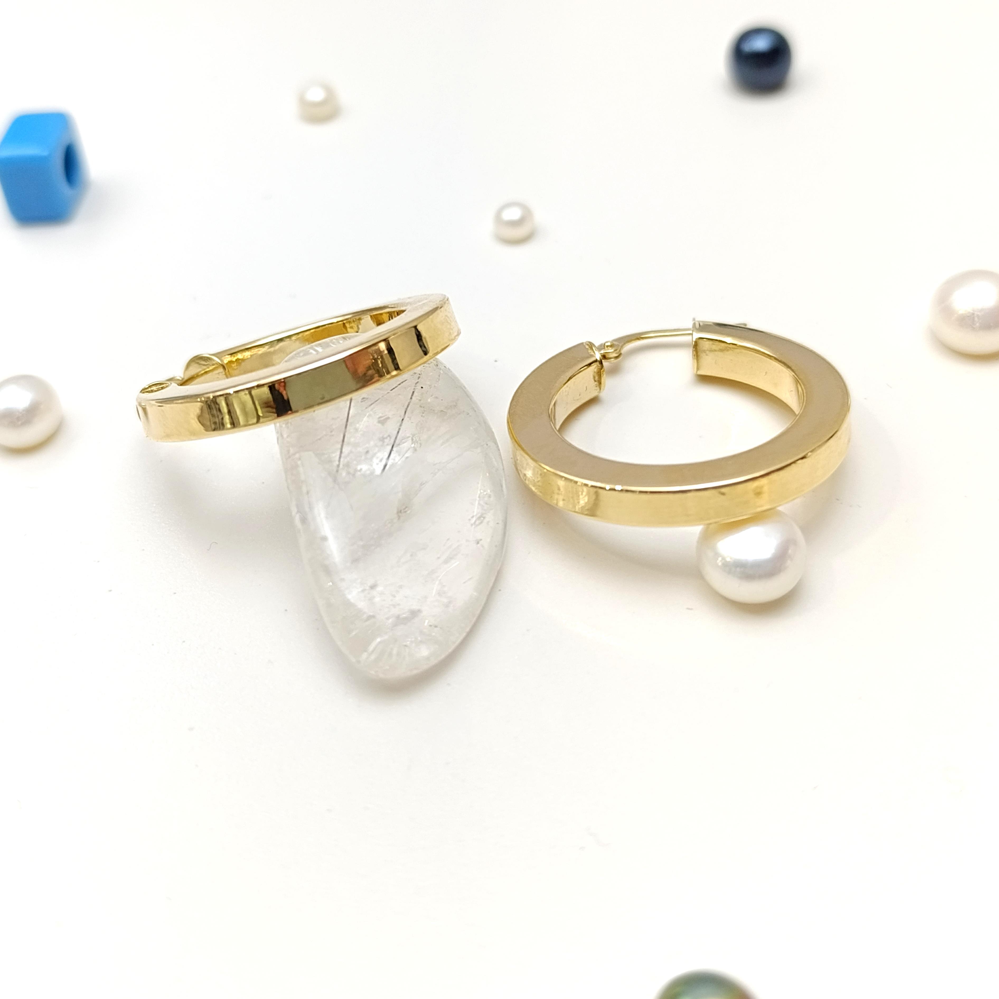 28mm Klasik Ray Halka Küpe 14 Ayar Altın HD VİDEOLU