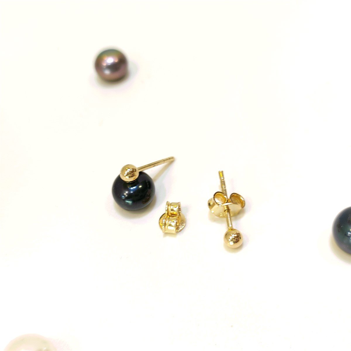 3mm Top Küpe Altın HD VİDEOLU