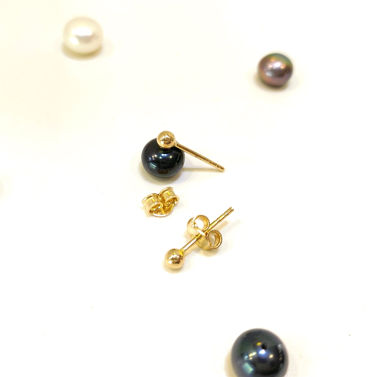 3mm Top Küpe Altın HD VİDEOLU