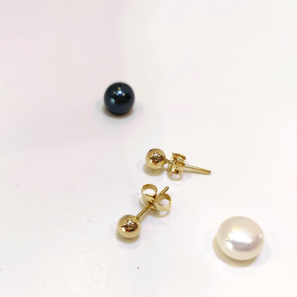 4.5mm Klasik Top Küpe 14 Ayar Altın HD VİDEOLU