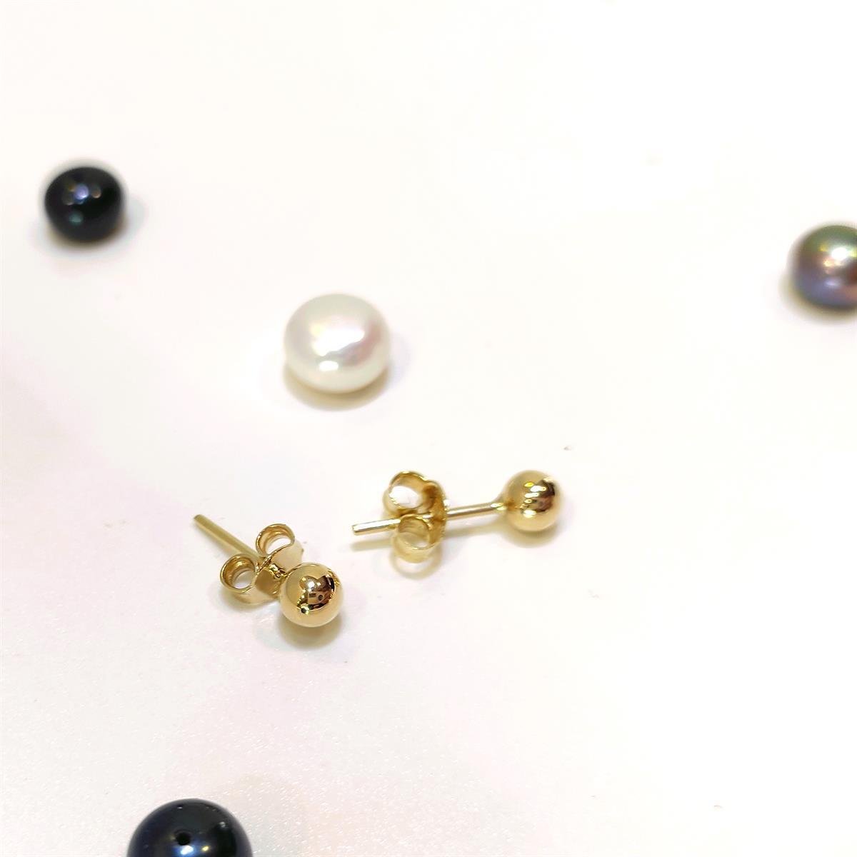 4.5mm Klasik Top Küpe 14 Ayar Altın HD VİDEOLU