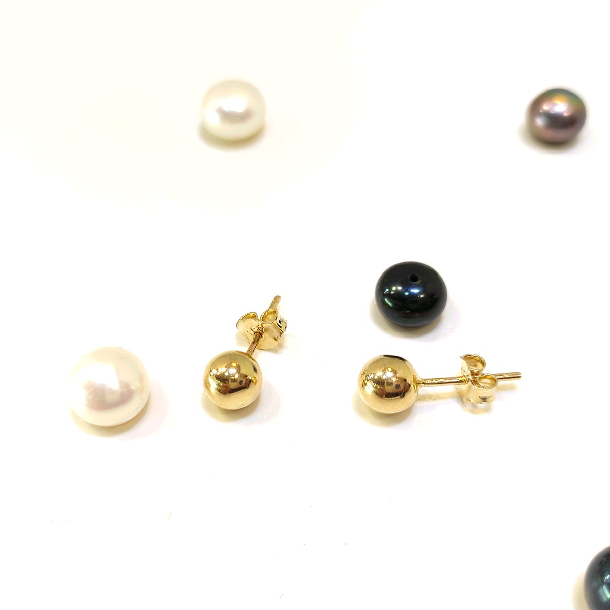 6mm Top Küpe 14 Ayar Altın 