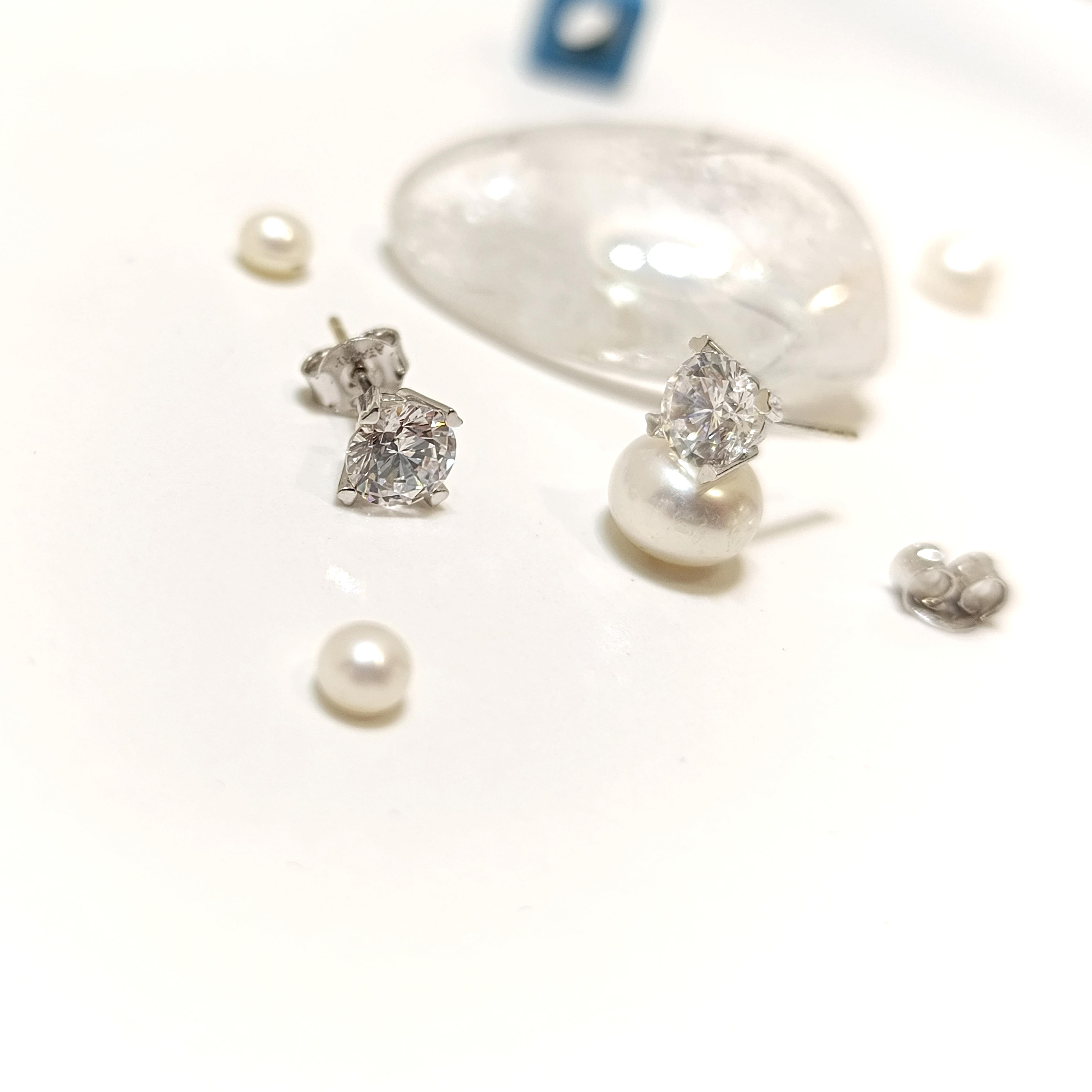 6mm Vidalı Tek Taş Küpe 14 Ayar Altın HD VİDEOLU