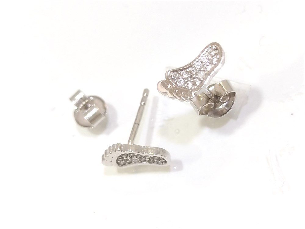 Bebek ayağı Küpe  14 Ayar Altın