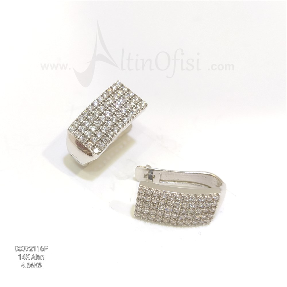 Dolunay Su Yolu Küpe 14 Ayar Altın