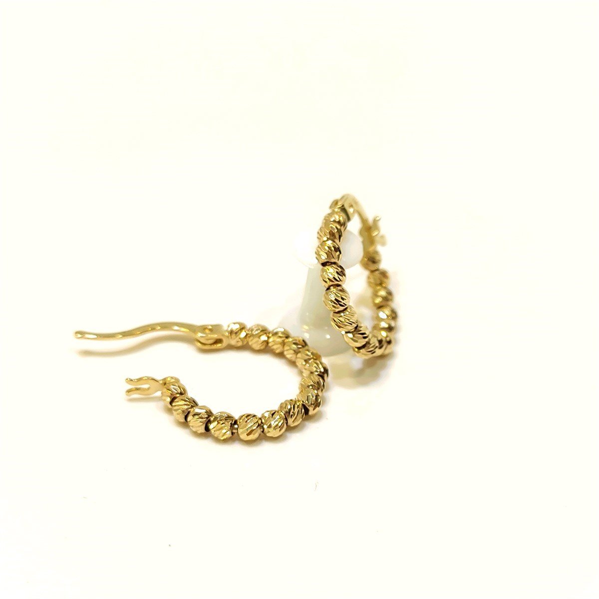 Dorika Toplu Halka Küpe 14 Ayar Altın 4K VİDEO