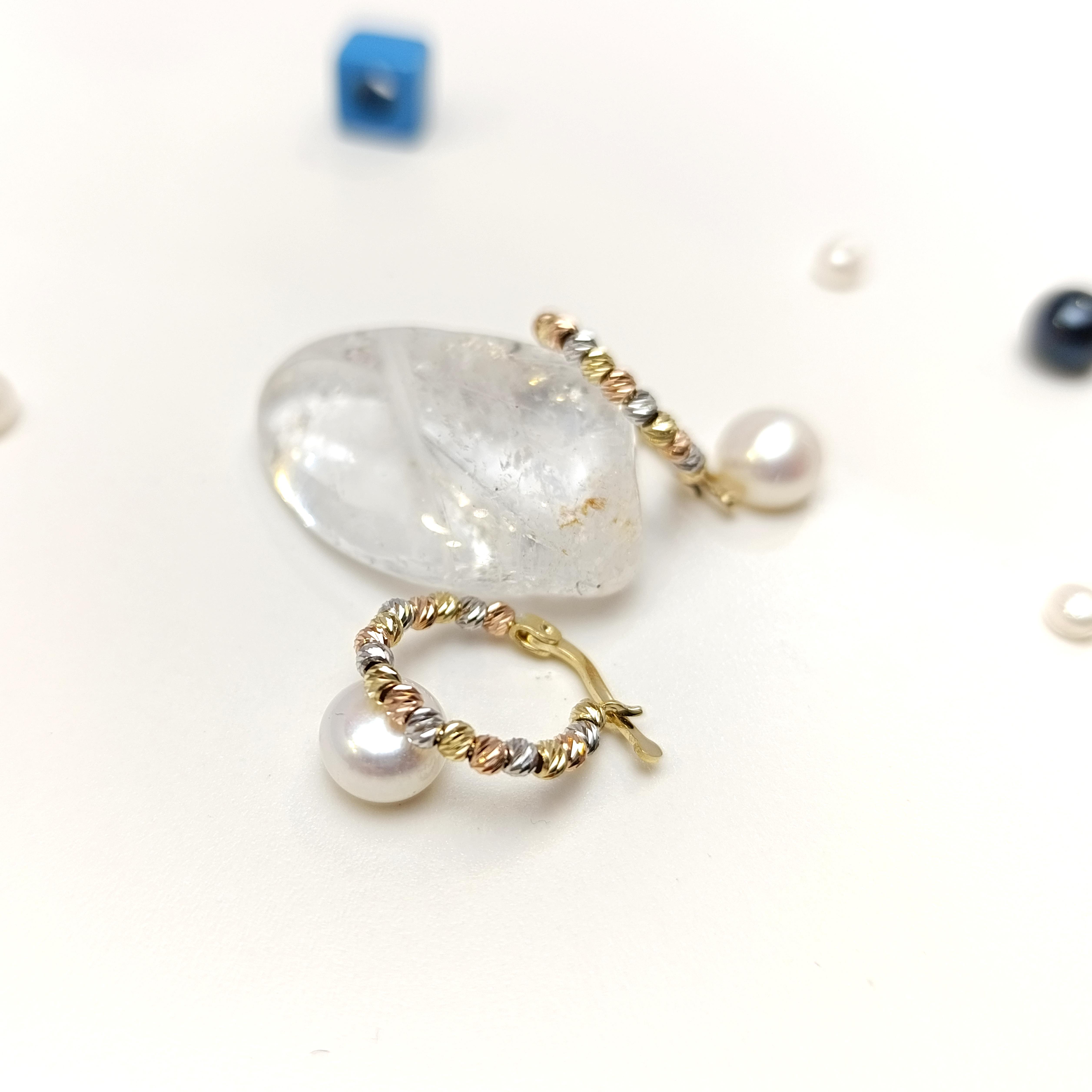 Dorika Toplu Halka Küpe 14 Ayar Altın HD VİDEOLU