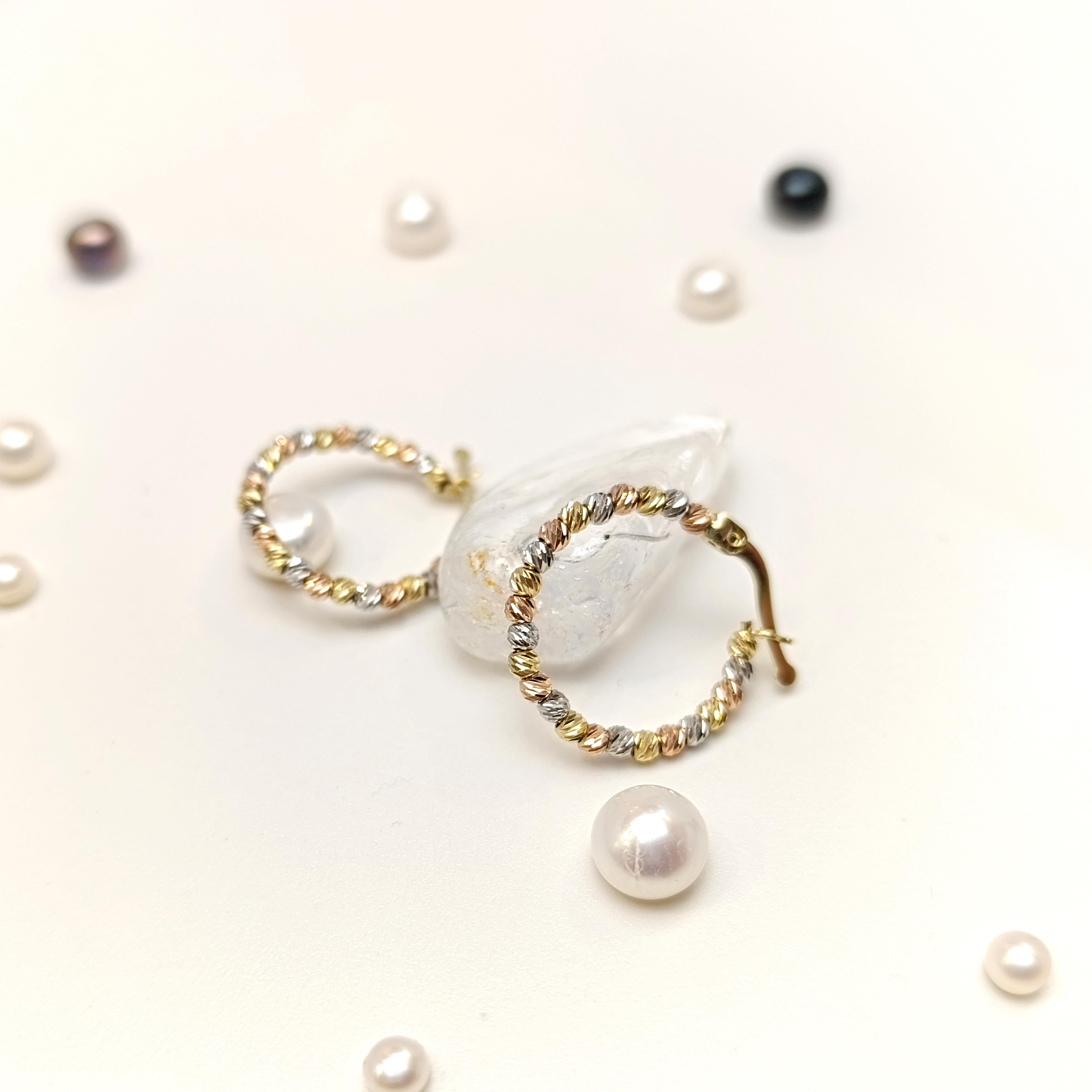 Dorika Toplu Halka Küpe 14 Ayar Altın HD VİDEOLU