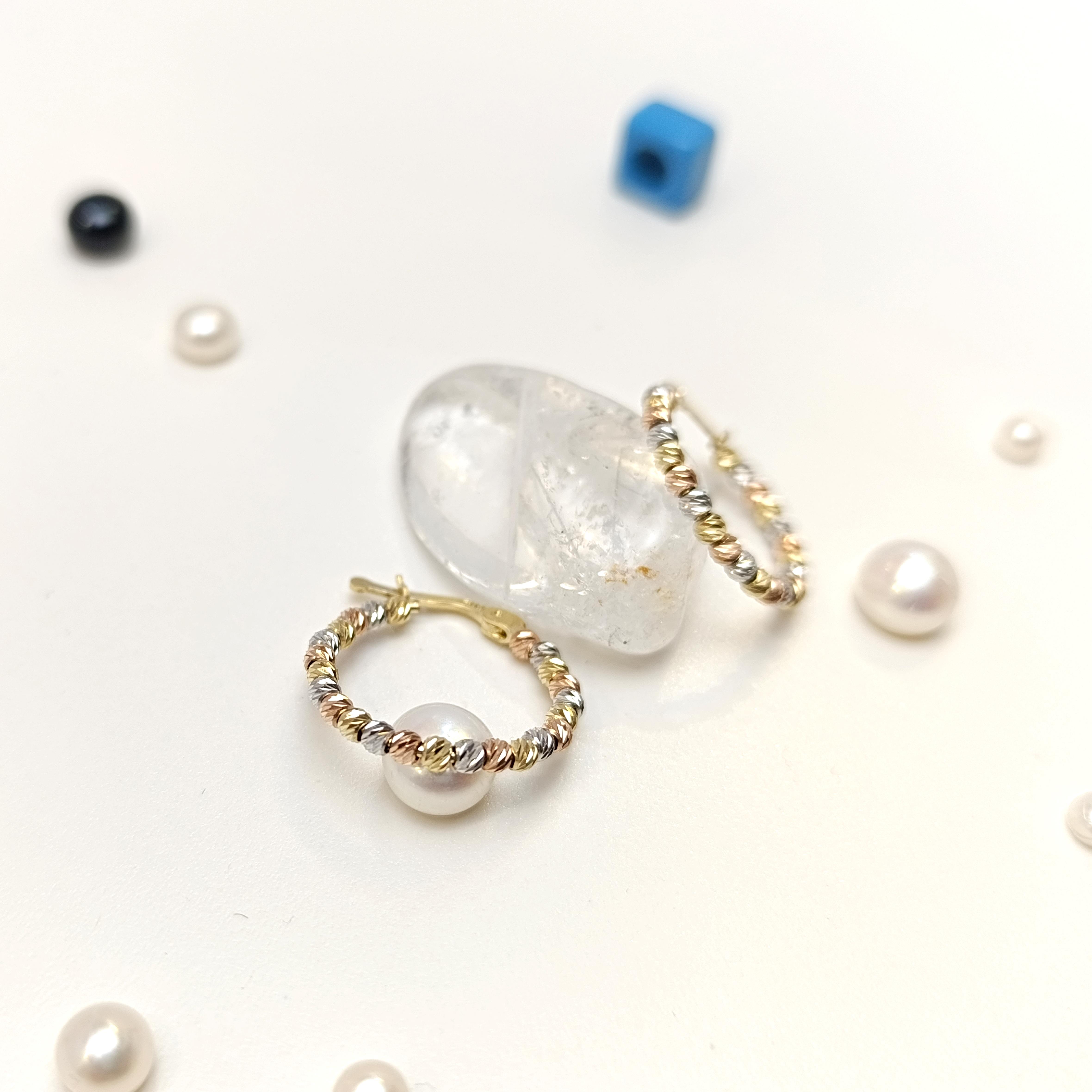 Dorika Toplu Halka Küpe 14 Ayar Altın HD VİDEOLU