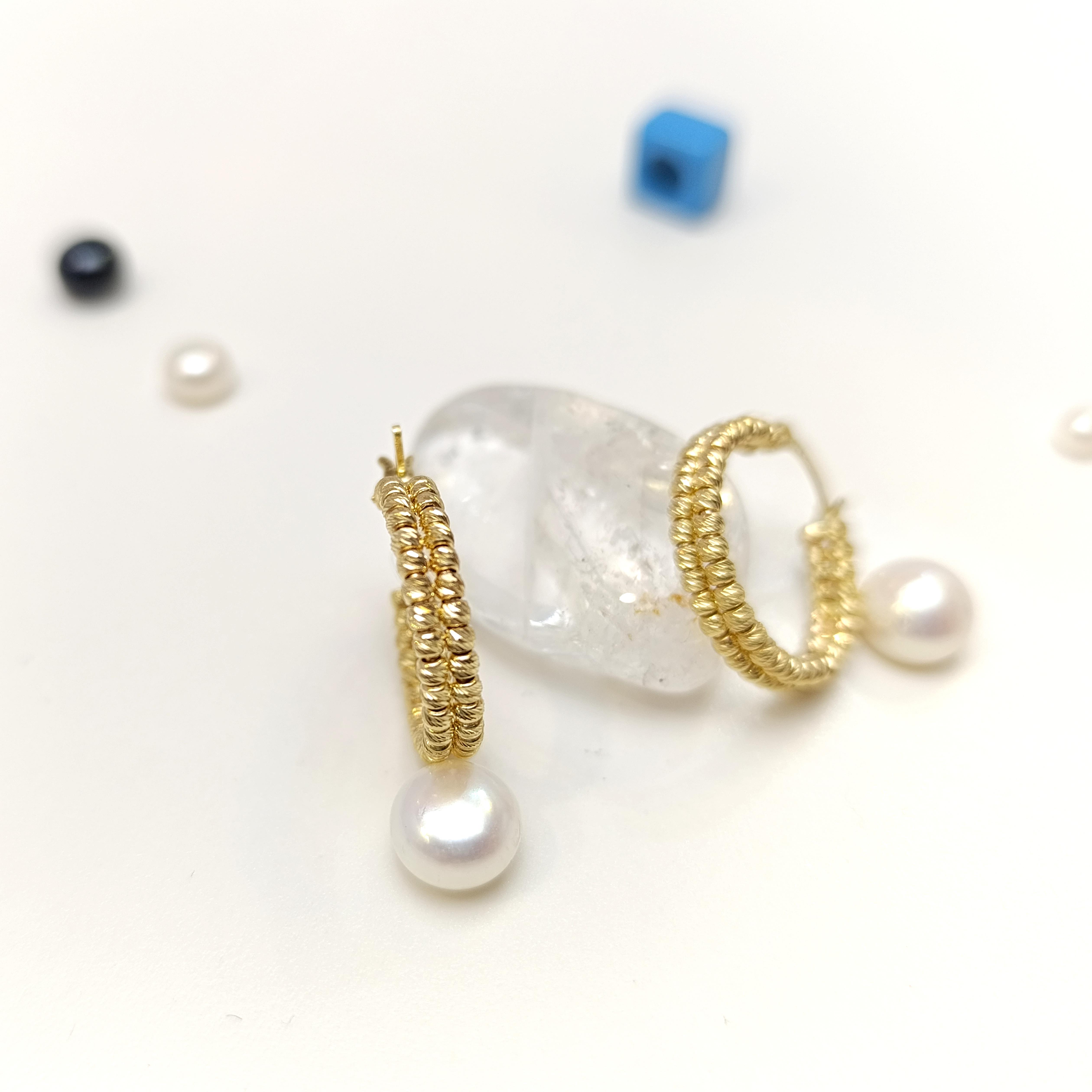 Dorika Toplu İkili Halka Küpe 14 Ayar Altın HD VİDEOLU