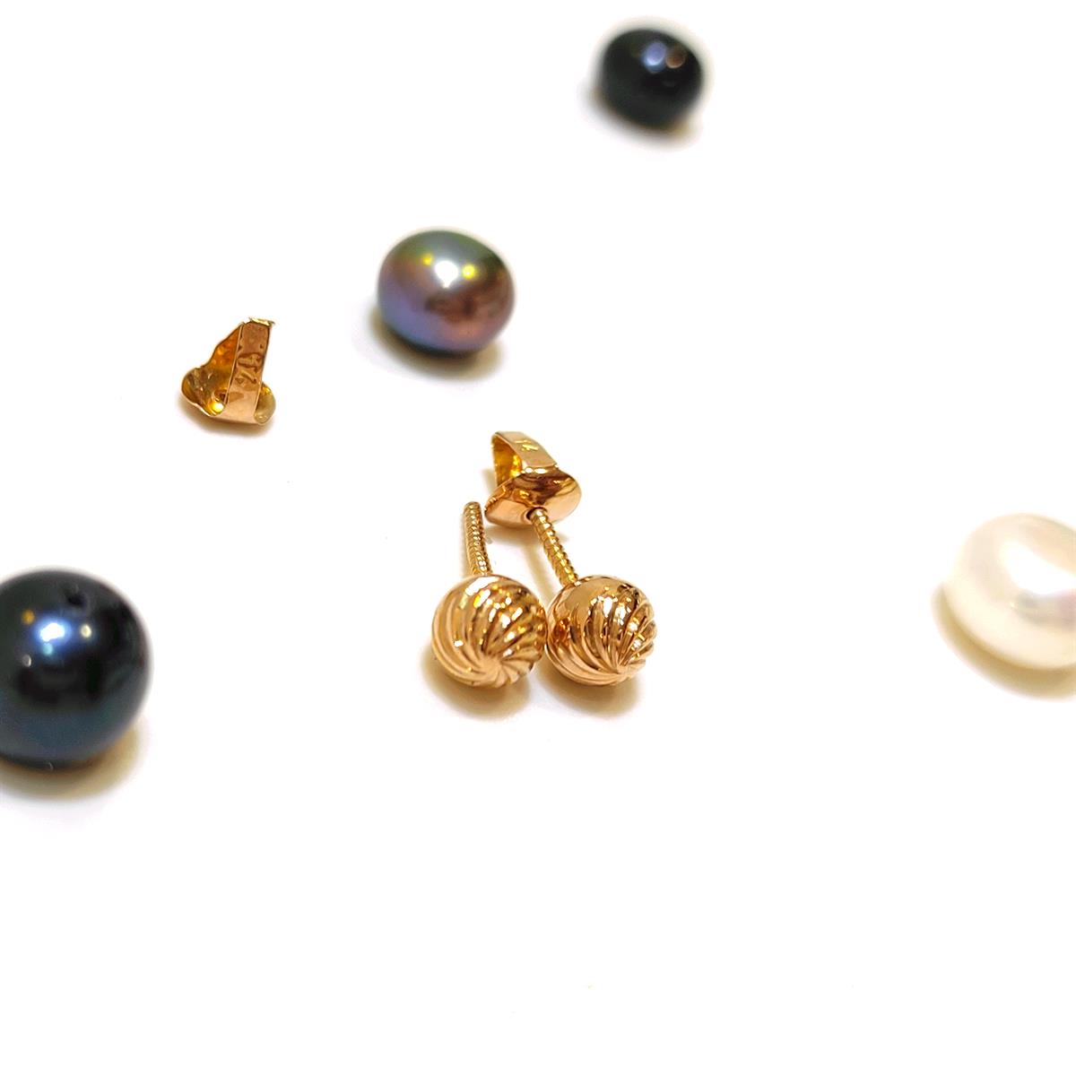 Dorika Toplu Vidalı Küpe 14 Ayar Altın HD VİDEOLU