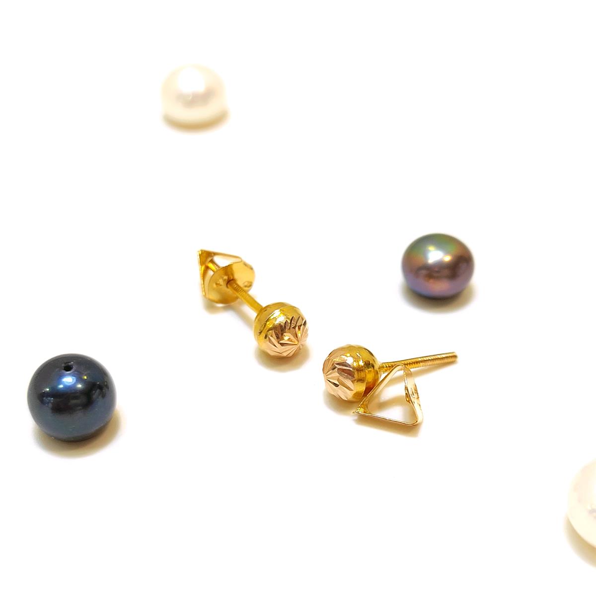 Dorika Toplu Vidalı Küpe 14 Ayar Altın HD VİDEOLU