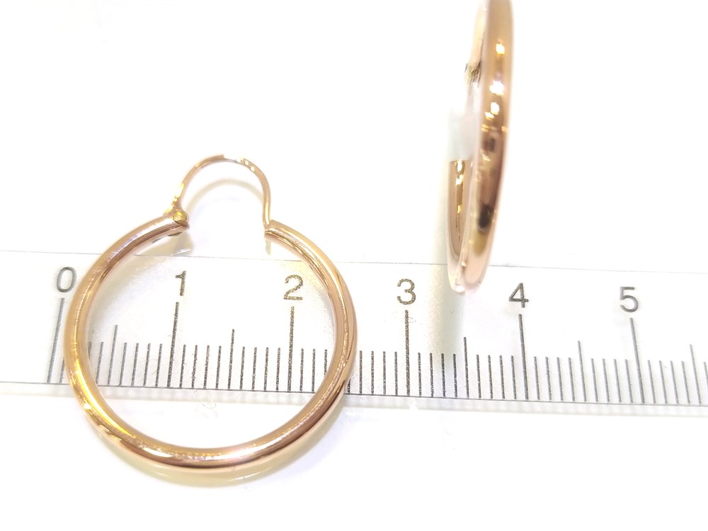 Halka Küpe  14 Ayar Altın