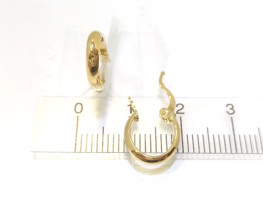 Halka Küpe  14 Ayar Altın