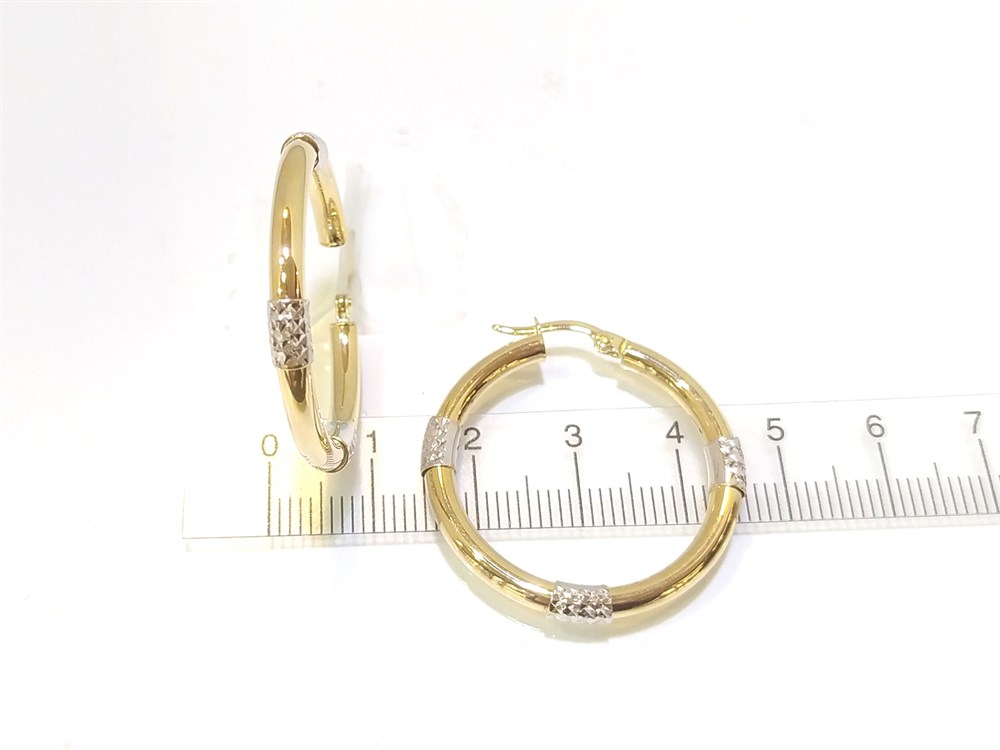 Halka Küpe  14 Ayar Altın