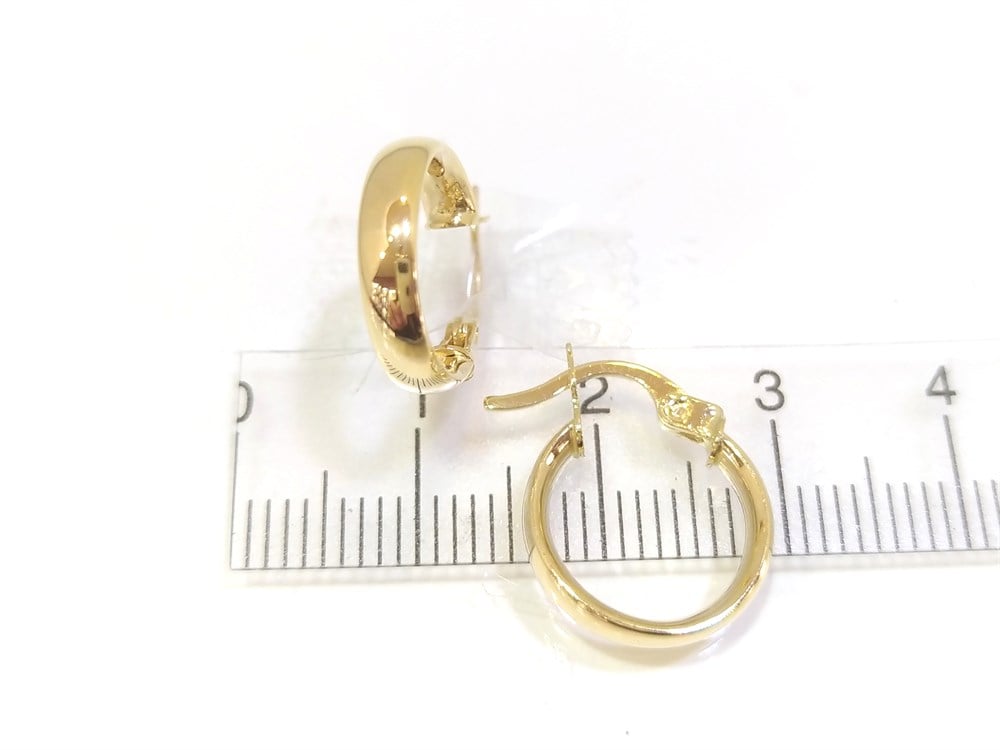 Halka Küpe  14 Ayar Altın