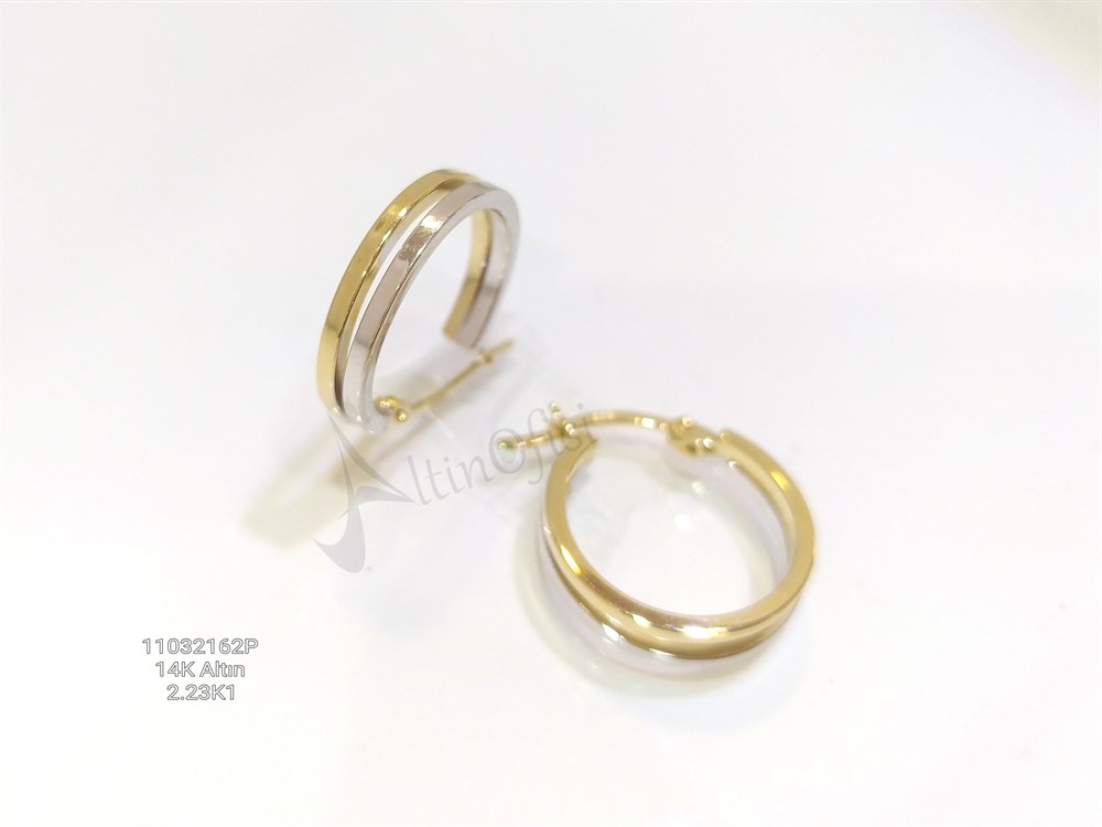 Halka Küpe  14 Ayar Altın