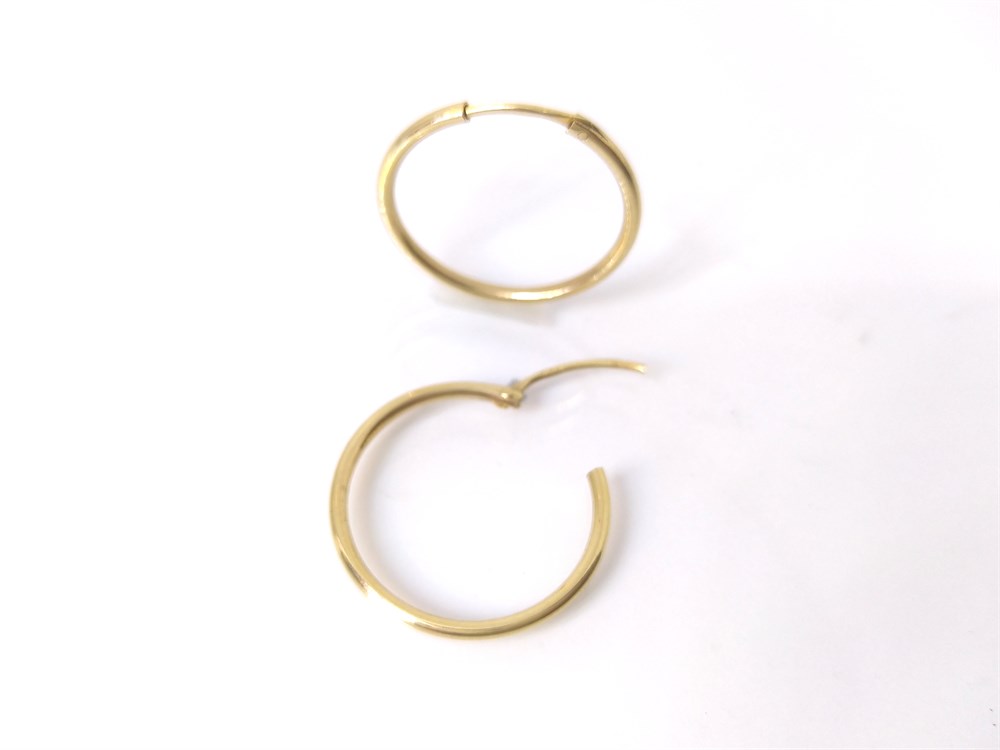 Halka Küpe  14 Ayar Altın