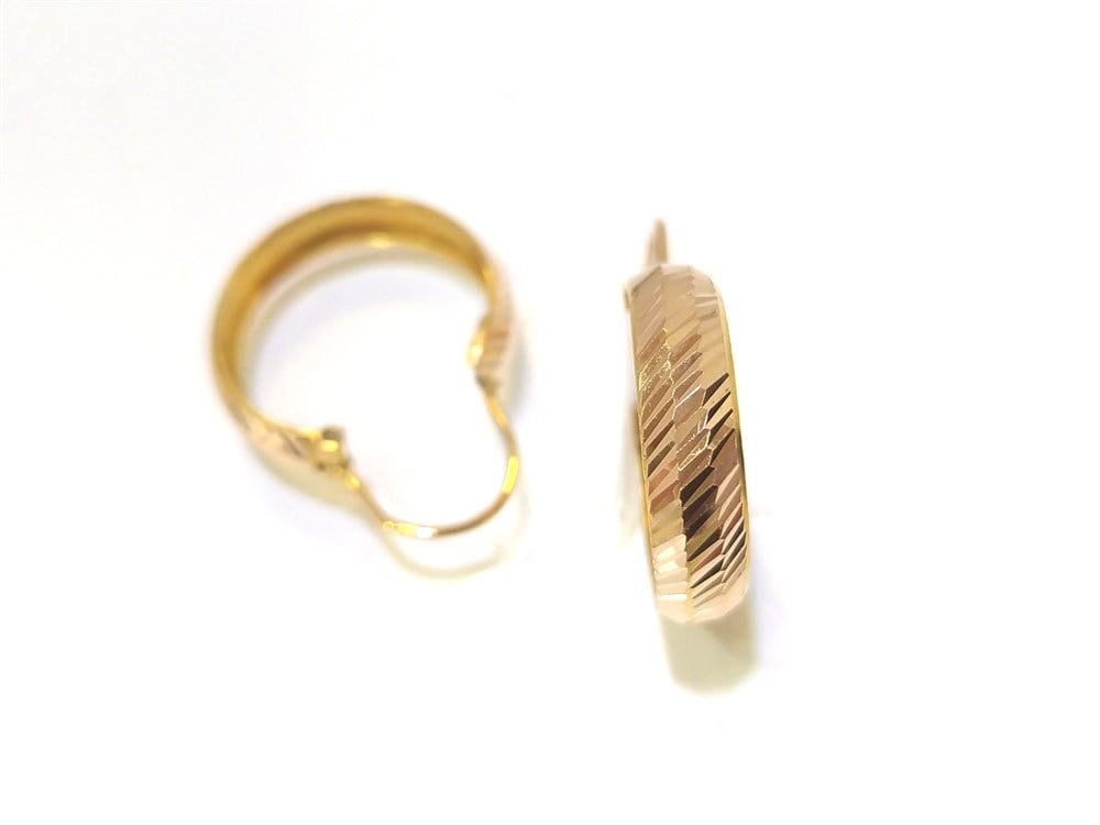 Halka Küpe  14 Ayar Altın