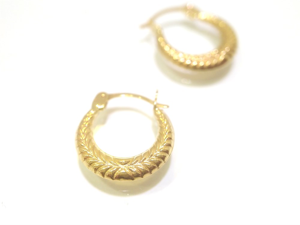 Halka Küpe  14 Ayar Altın