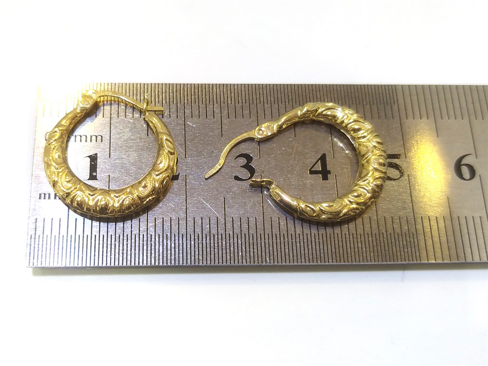 Halka Küpe  14 Ayar Altın