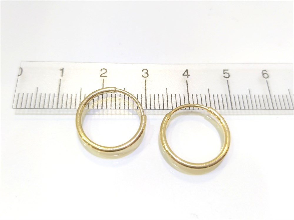 Halka Küpe  14 Ayar Altın