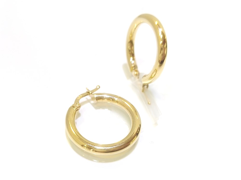 Halka Küpe  14 Ayar Altın