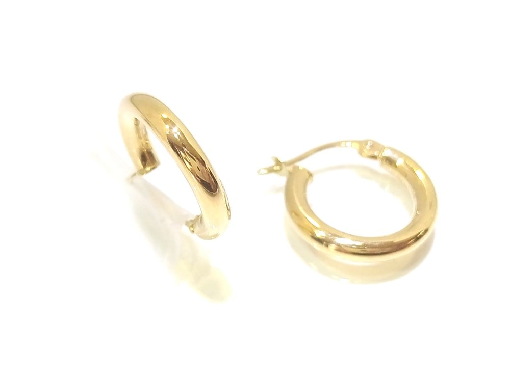 Halka Küpe  14 Ayar Altın