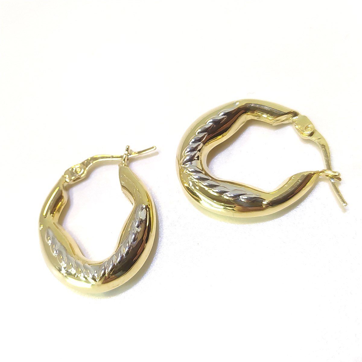 Halka Küpe 14 Ayar Altın