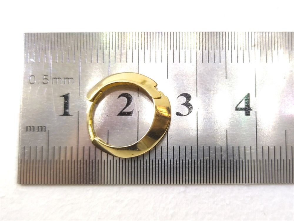 Halka Küpe 14 Ayar Altın