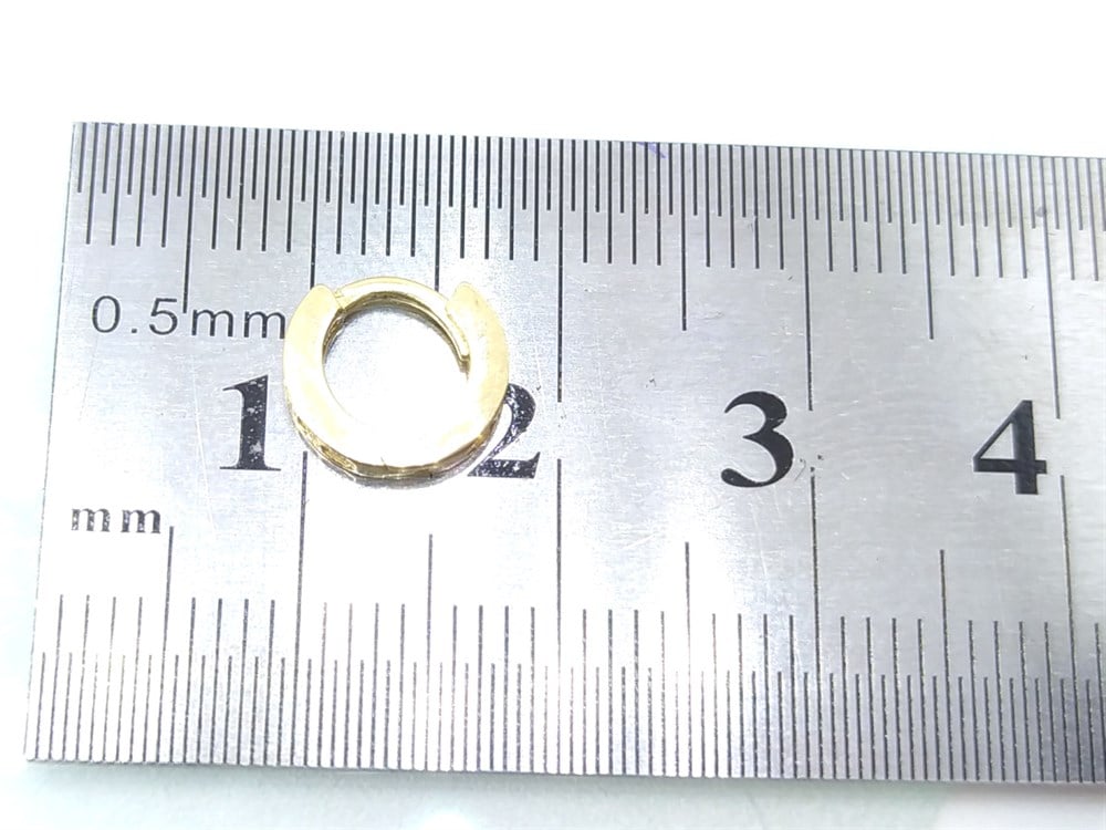 Halka Küpe 14 Ayar Altın