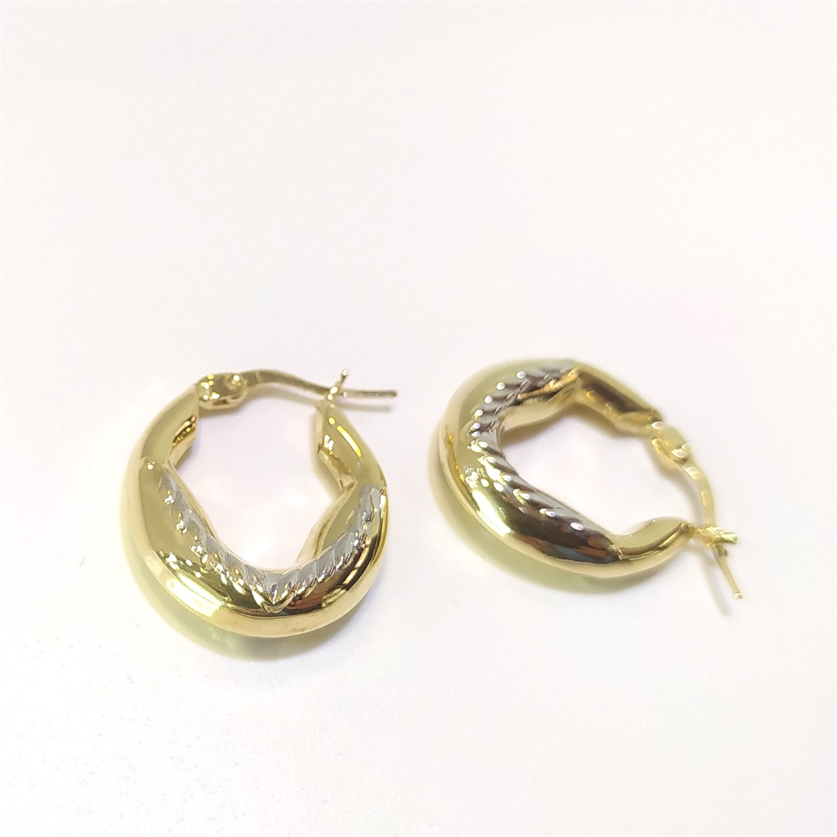 Halka Küpe 14 Ayar Altın