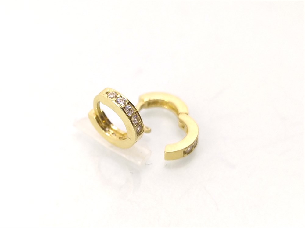 Halka Küpe 14 Ayar Altın