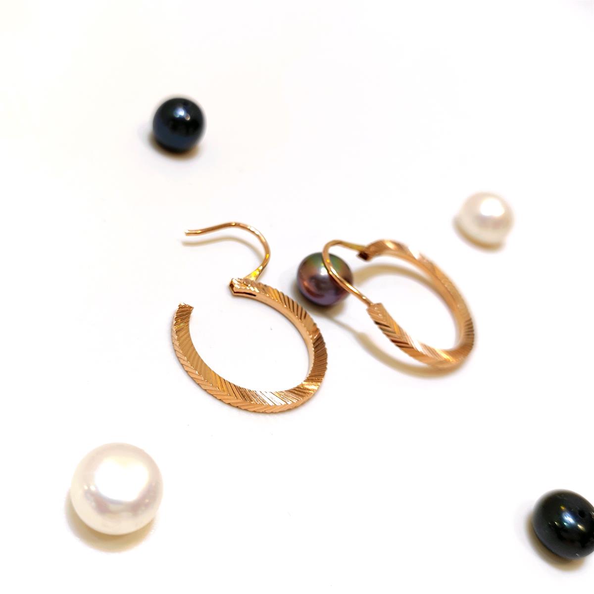 Halka Küpe 14 Ayar Altın HD VİDEOLU