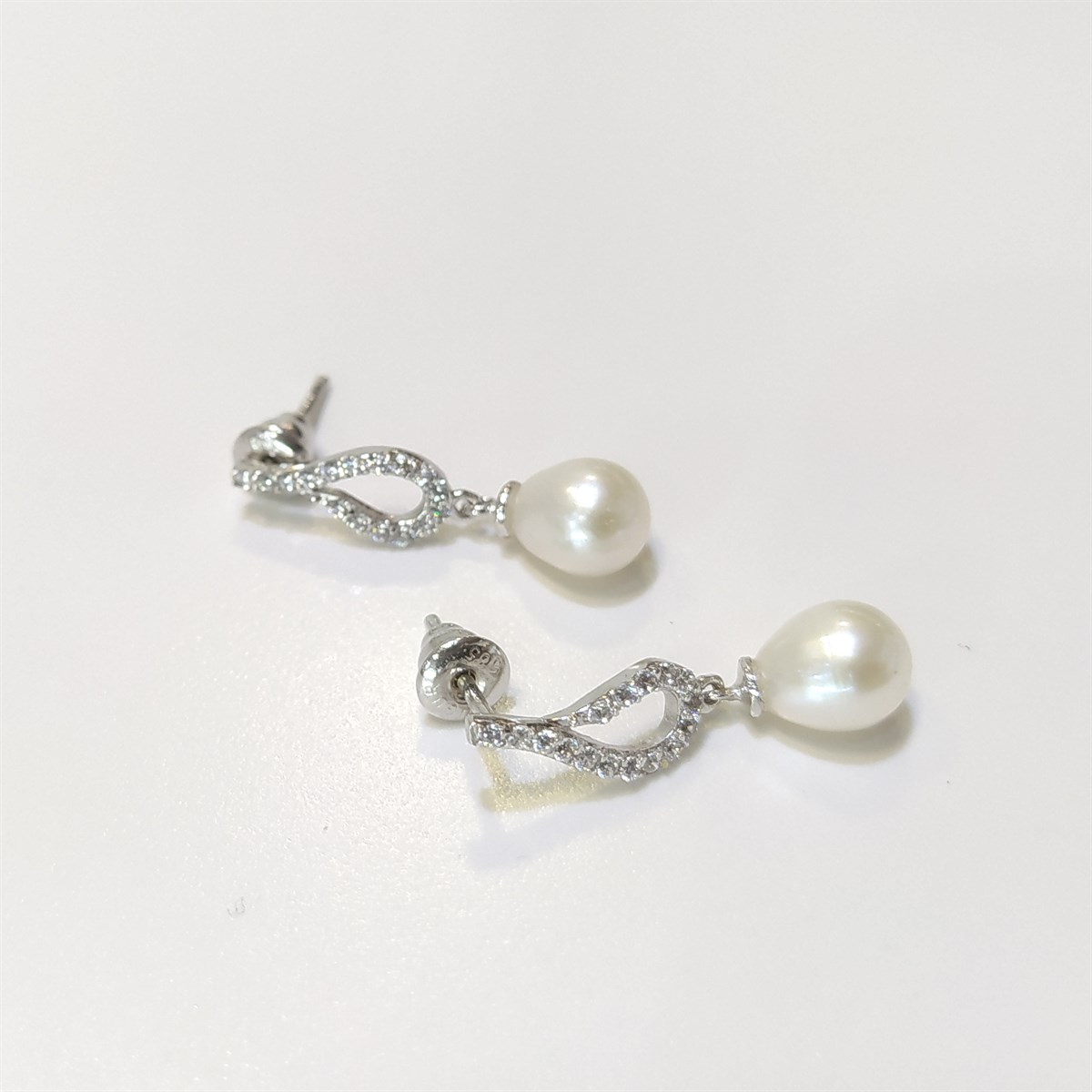 İnci Küpe 14 Ayar Altın