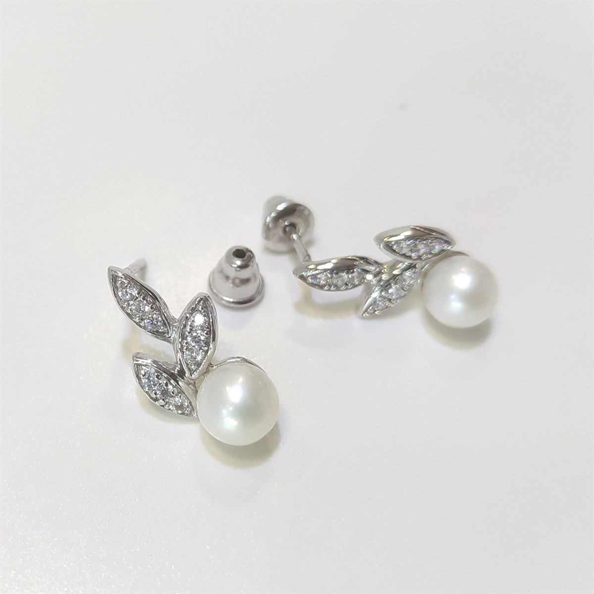 İnci Küpe 14 Ayar Altın