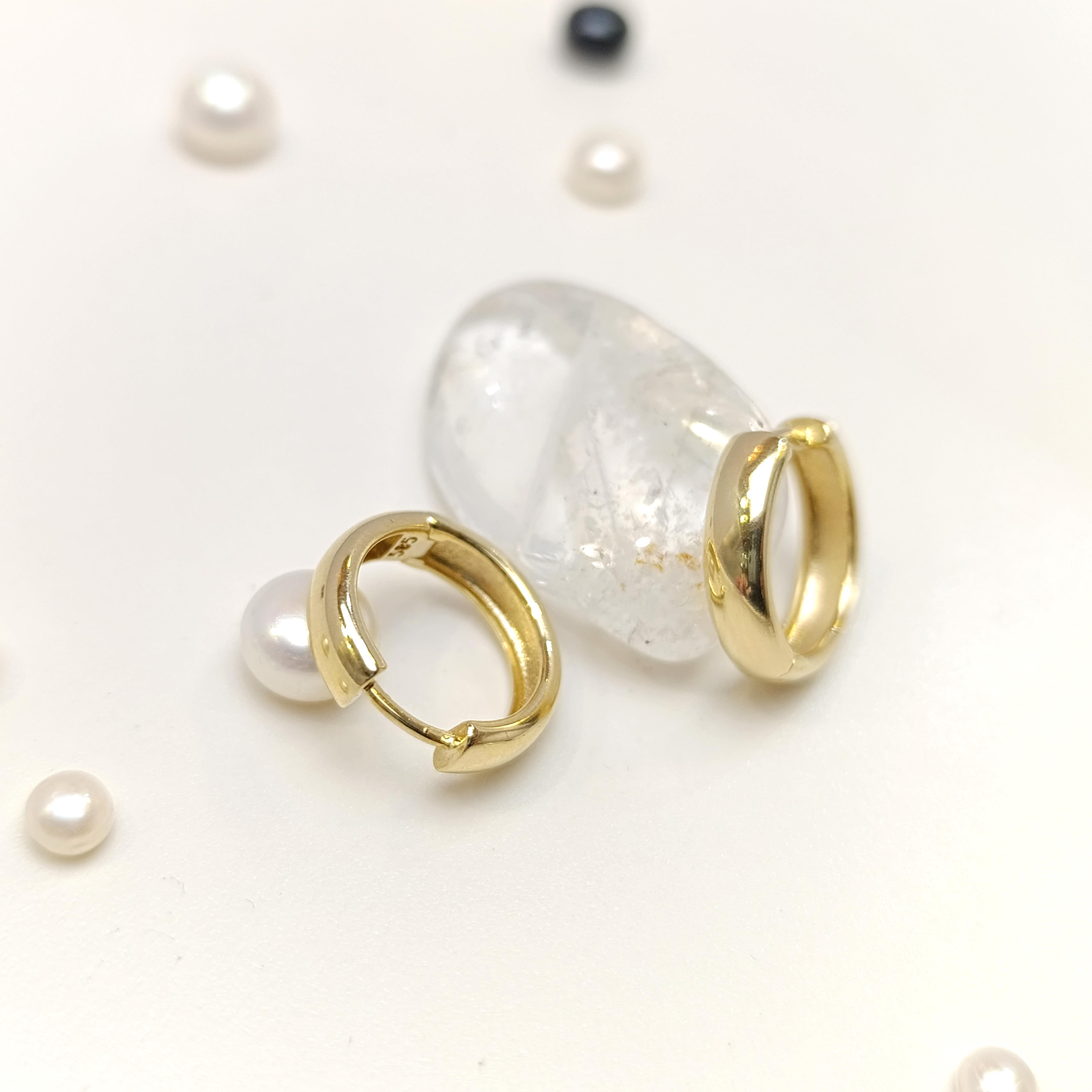 Klasik Halka Küpe 14 Ayar Altın HD VİDEOLU