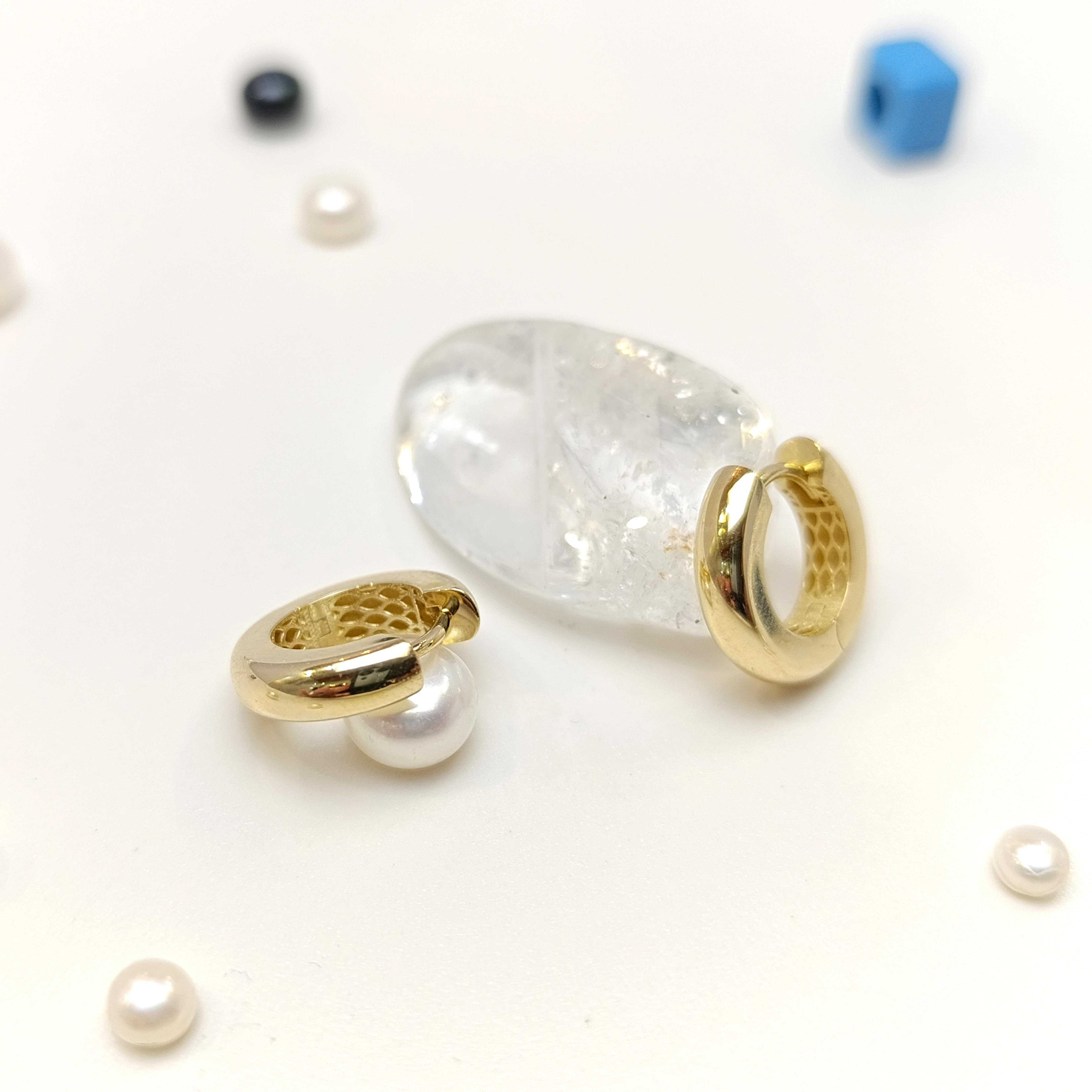 Klasik Halka Küpe 14 Ayar Altın HD VİDEOLU