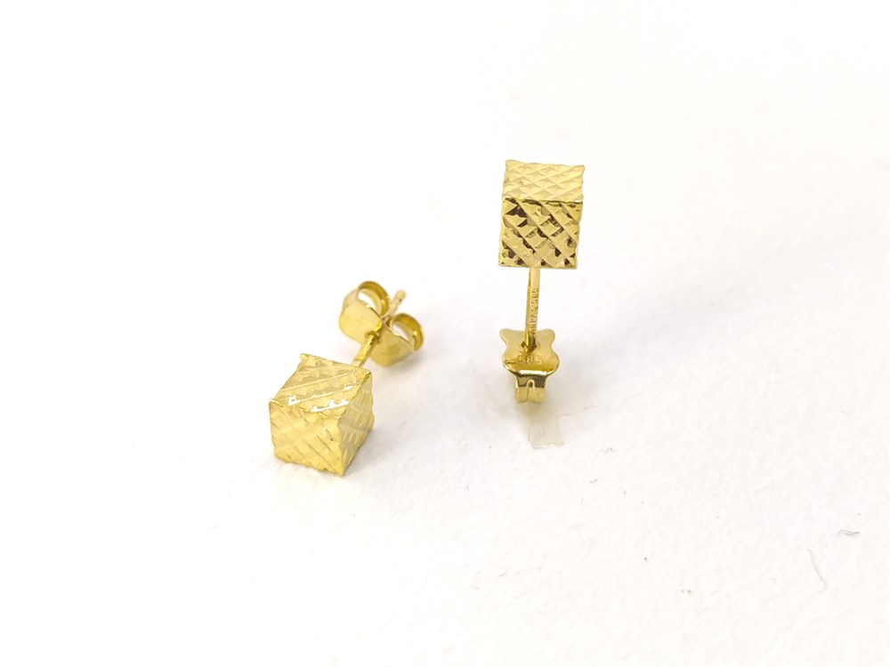 Küp Küpe 14 Ayar Altın