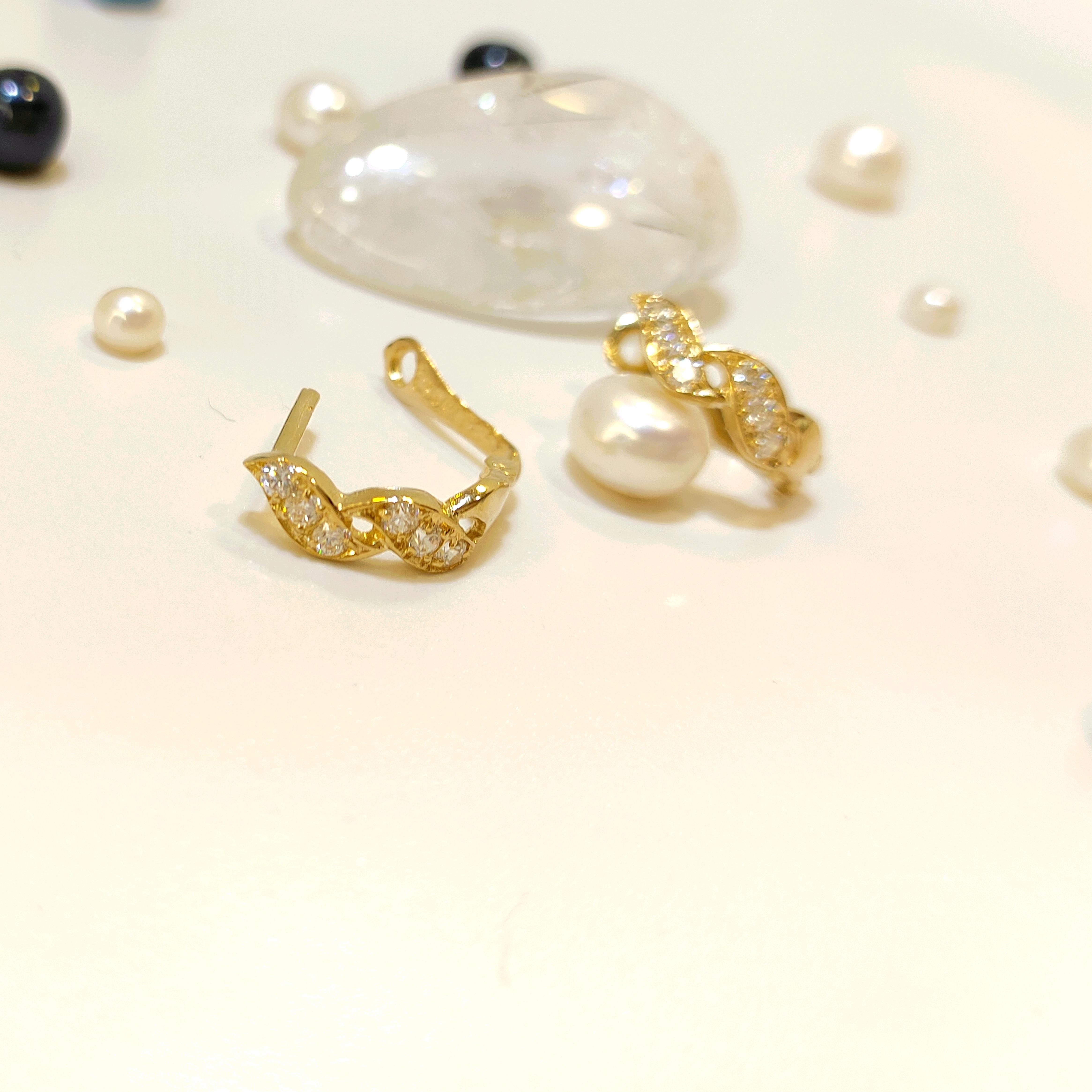 Küpe 14 Ayar Altın HD VİDEOLU