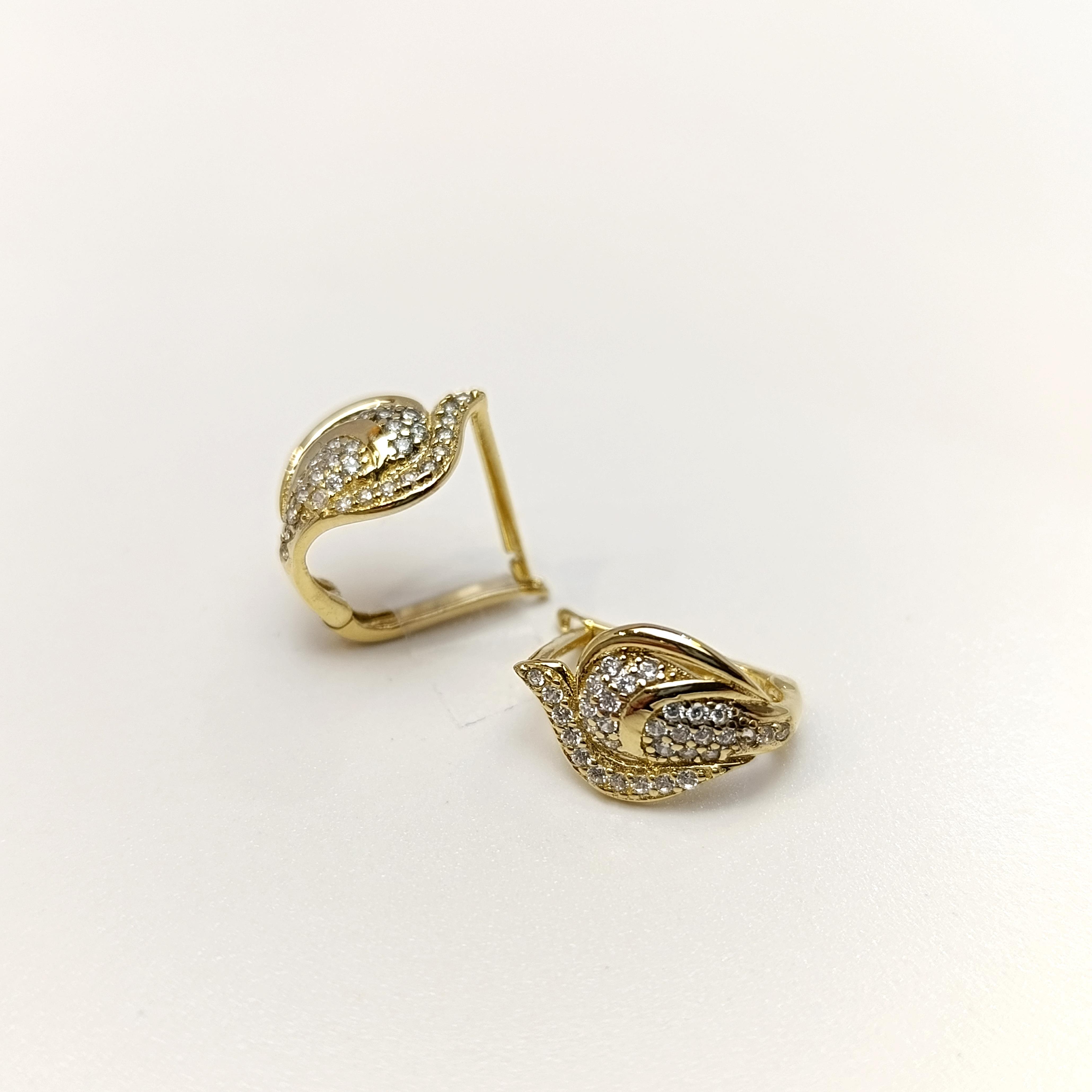 Küpe 14 Ayar Altın HD VİDEOLU