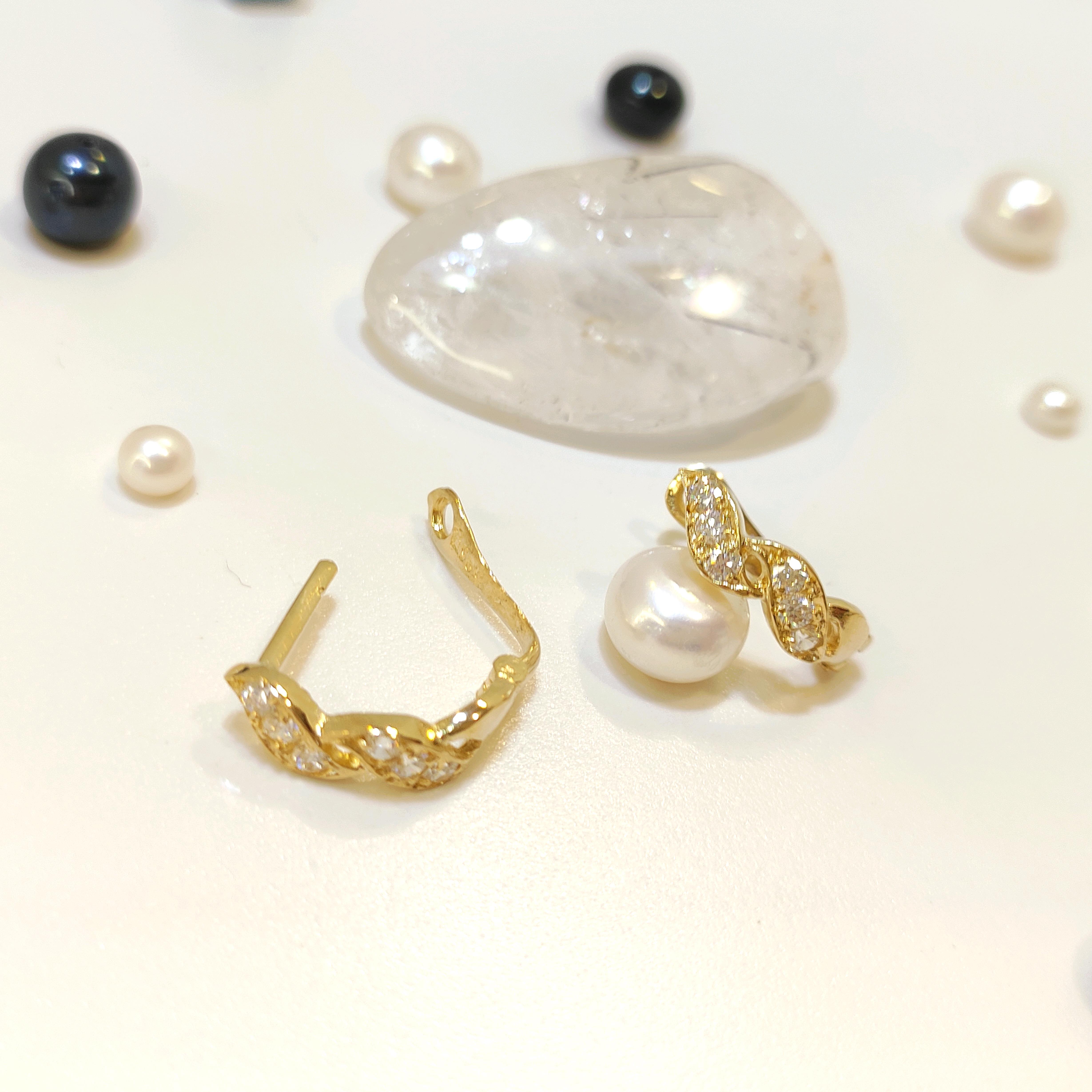 Küpe 14 Ayar Altın HD VİDEOLU