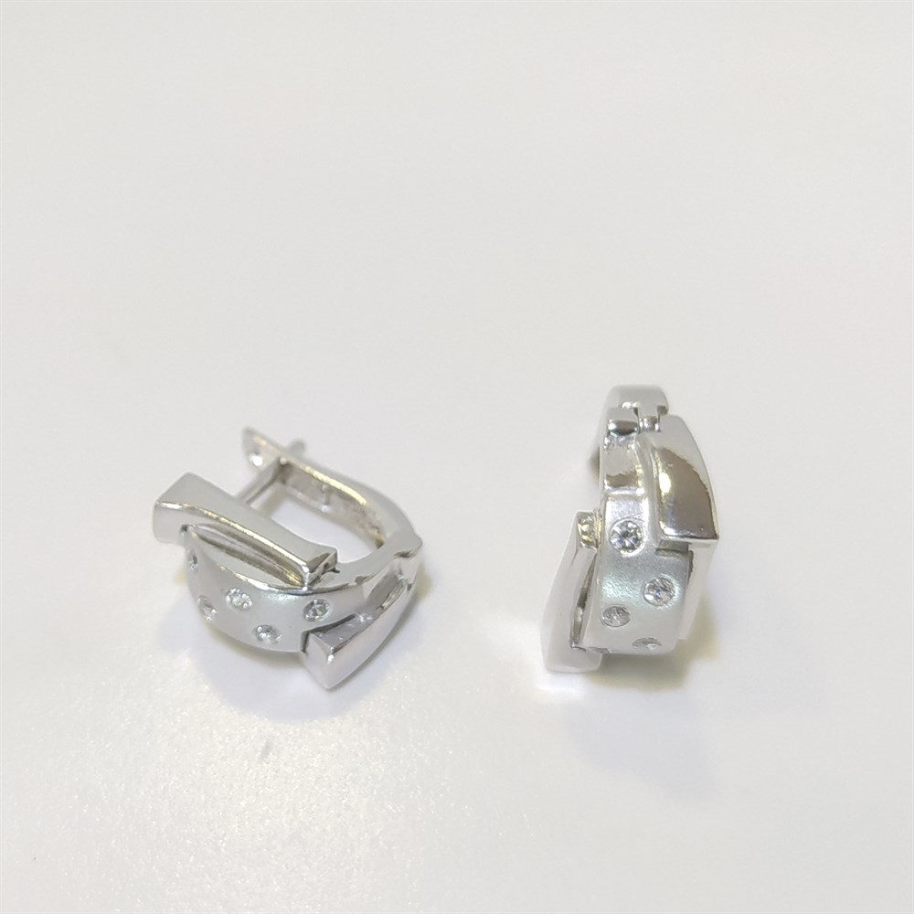 Modern Küpe 14 Ayar Altın