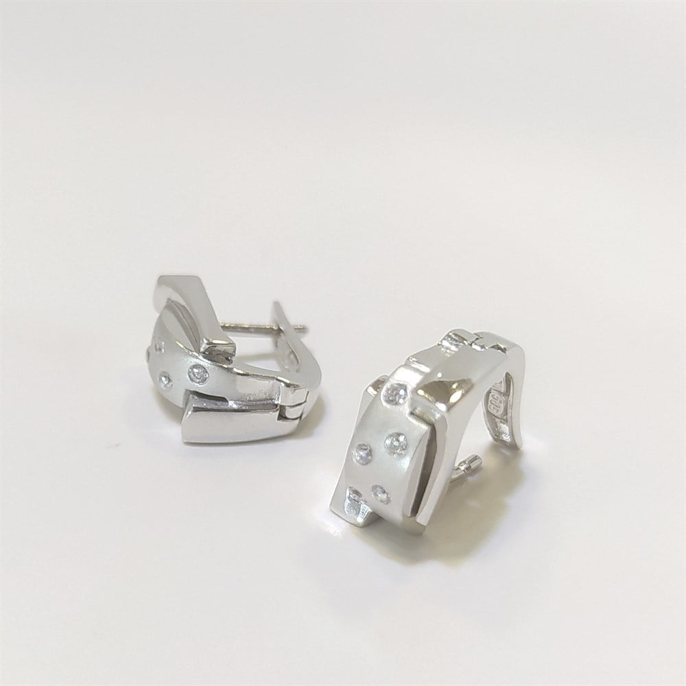 Modern Küpe 14 Ayar Altın