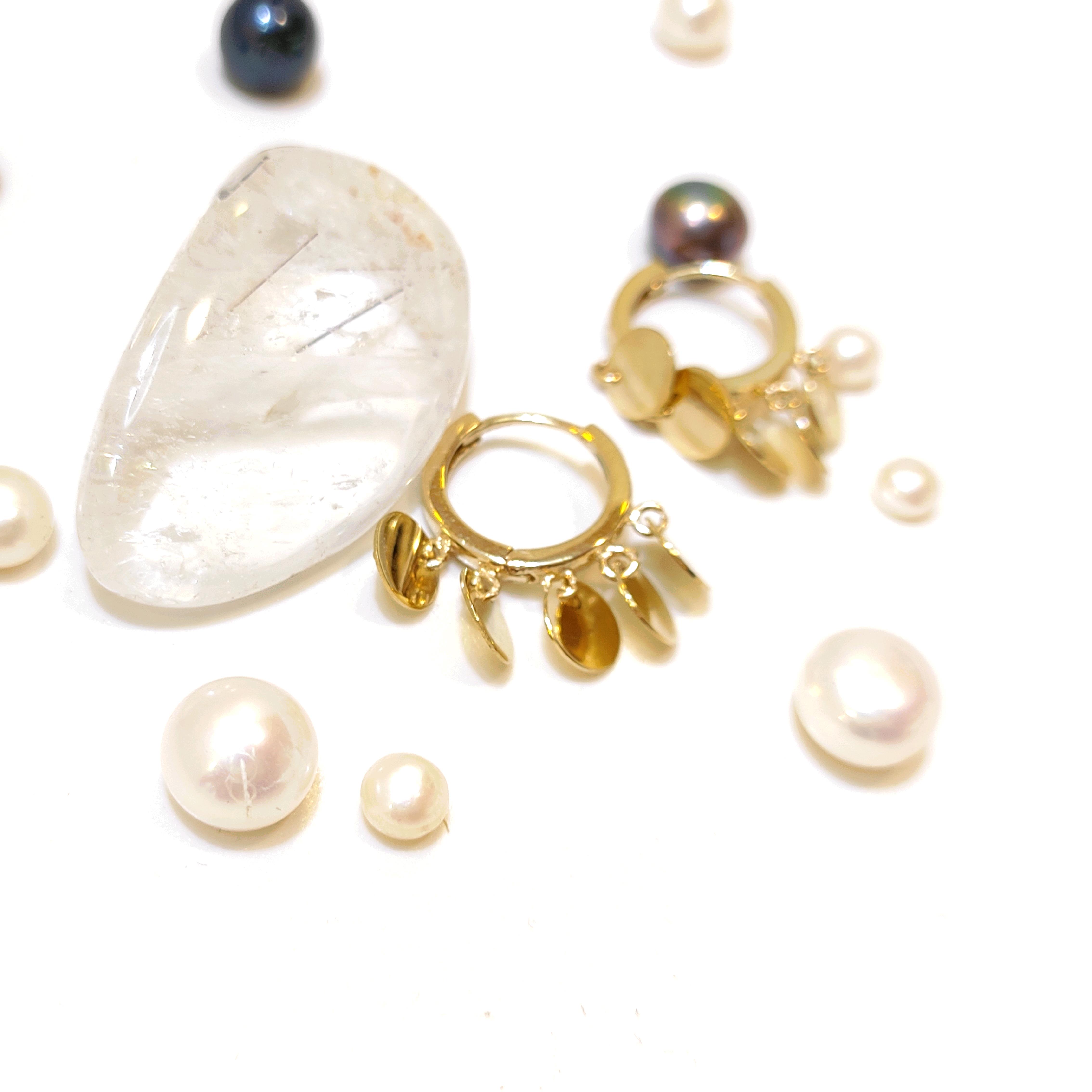 Pullu Şakira Halka Küpe 14 Ayar Altın HD VİDEOLU