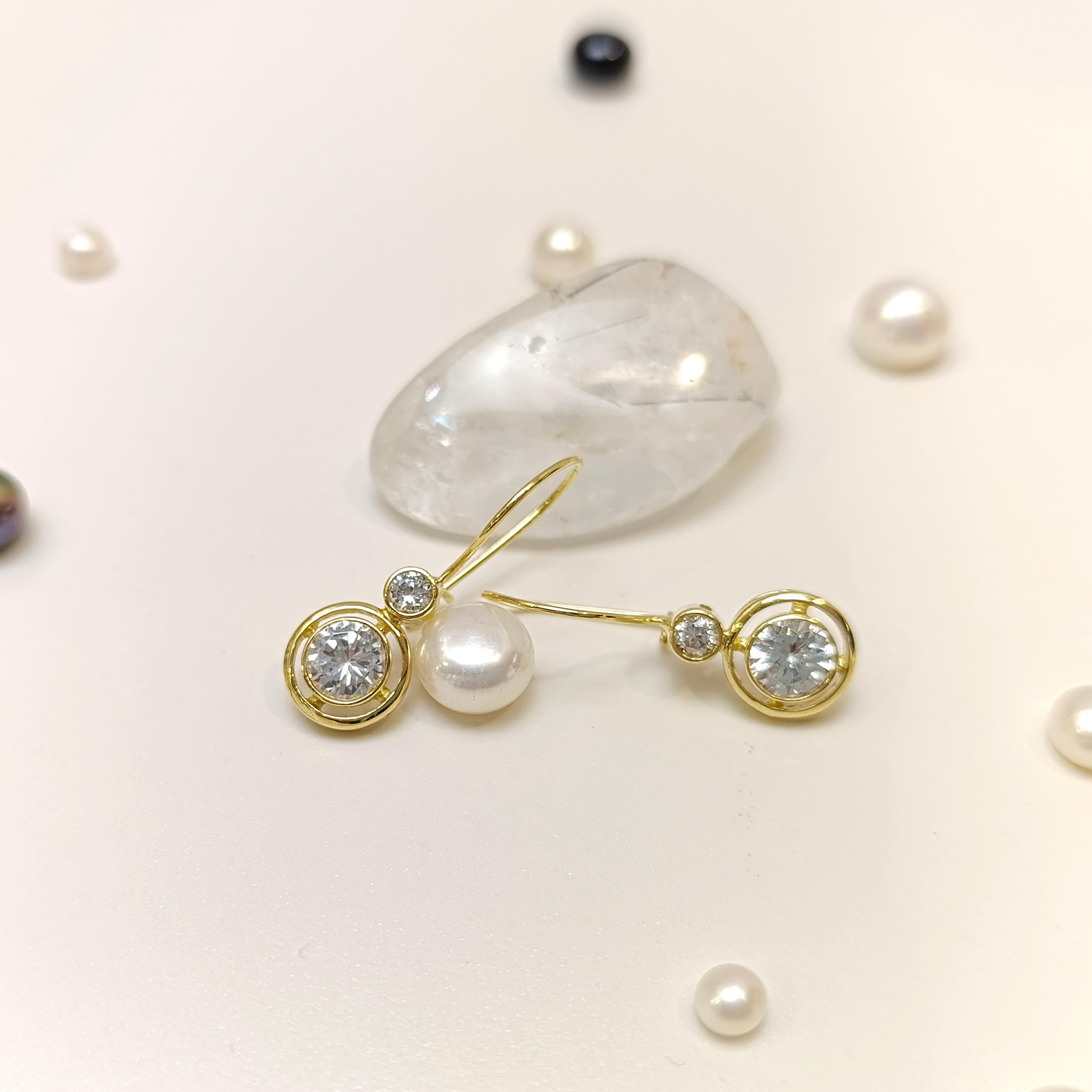 SallananTek Taş Küpe 14 Ayar Altın HD VİDEOLU