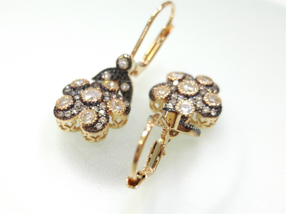 Sallantılı Küpe 14 Ayar Altın