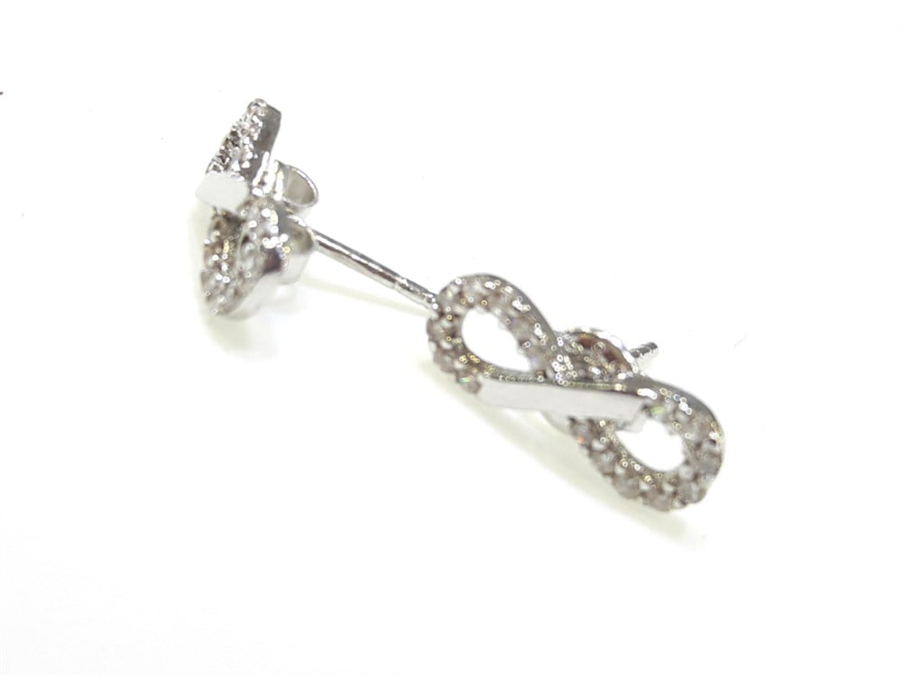 Sonsuzluk Küpe 14 Ayar Altın