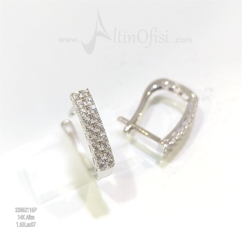 Su Yolu Küpe 14 Ayar Altın